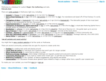 Tablet Screenshot of magicmultiverse.net